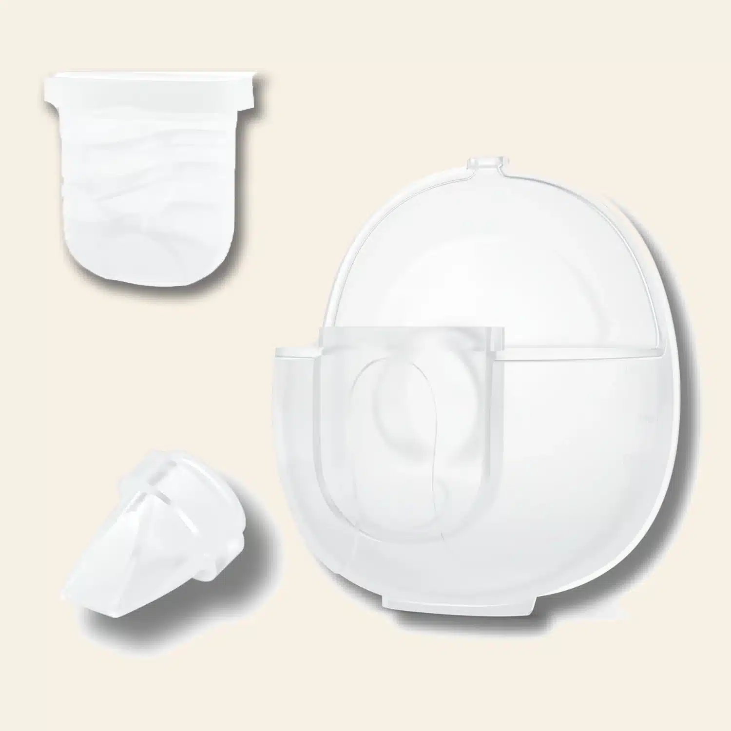 Kit de remplacement tire-lait mains libres Lansinoh avec coupelle